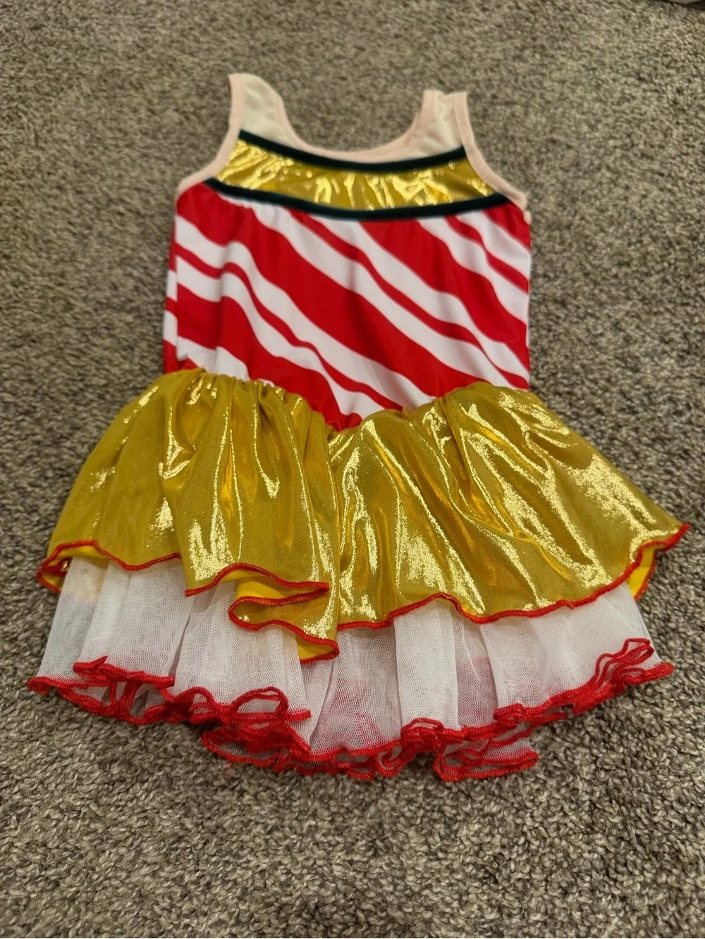Only Little Once Holiday Dancer Skirted Leotard size 6/7